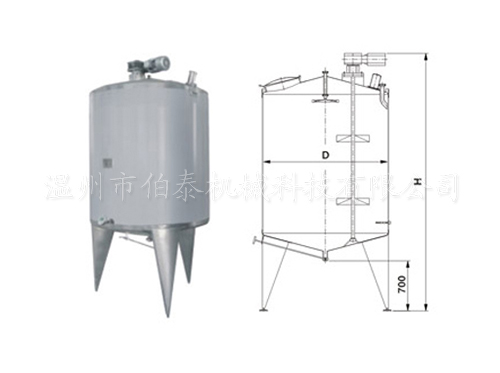 单层搅拌配料罐